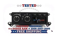2006-2008 DODGE RAM HEATER CLIMATE TEMPERATURE CONTROL DUAL ZONE P55057080AA  picture