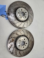 2018-2023 BMW F90 M5 Front Drilled Brake Rotor Set OEM 34117991101 picture