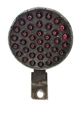 PERSONS MAJESTIC MFG. CO. No. 337 Red Glass Reflector 1920’s WORCESTER MA. picture