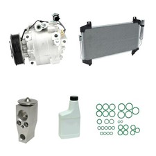 AC Compressor & Condenser Kit Fits Mitsubishi Outlander 17-20 OEM QS90 KTC491-3 picture