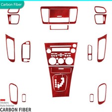 20Pcs Red carbon fibre interior kit, fits Subaru Legacy/Outback 2005-2009 picture