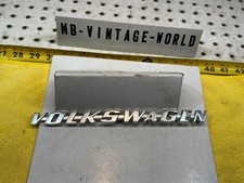 Genuine VW 1967-1979 Old Beetle rear engine Lid Metal OEM 1 Emblem picture