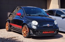 Fiat 500 Abarth grill letters 3D printed ABS picture