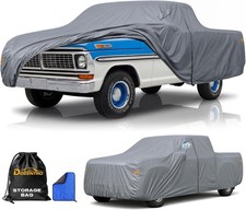 Ford F-100 Truck Cover Custom Fit 1966-1983 Regular Cab Short/Long Bed Waterproo picture