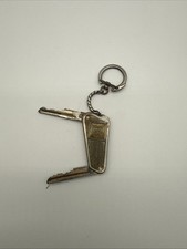 RARE Antique Plymouth Gold Tone Key Chain  key made in Germany picture