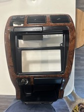 1996-1998 Toyota 4Runner Center Dash Radio Climate Wood Grain Bezel Trim OEM  picture