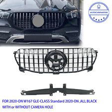 GTR Front Bumper Grill All Black For Mercedes W167 GLE-CLASS Standard 2020-2023 picture