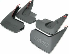 2015-2020 GMC Yukon Front & Rear Molded Splash Guard Package Black OEM GM picture