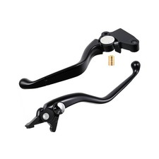 Black Brake Clutch Levers Compatible For Triumph Bonneville Bobber 17-25 picture