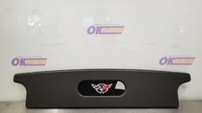 04 CHEVY CORVETTE C5 Z06 COMMEMORATIVE EDITION REAR CABIN FINISH PANEL BLACK picture
