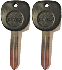 2 New OEM Ignition Key Uncut Blade Blanks B102 Truck Van Pickup For GM GMC picture