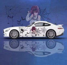 Itasha Custom Car Decals; Anime Inspired Car Decals; Itasha Side Decal,Both Side picture