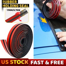 4M 13FT Rubber Seal Weather Strip Trim Car Front Rear Windshield Sunroof Edge US picture