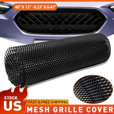 Universal Car Racing Honeycomb Mesh Grill Spoiler Bumper Vent Grille Net 40x13in picture