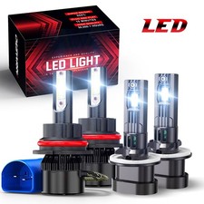 LED Headlight Fog Light Bulbs Kit 8000K For Ford Mustang Gt Svt Cobra 1999-2003 picture