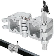 Folding Trailer Tongue Hinge Kit, 3 x 3 in Steel Tongues picture