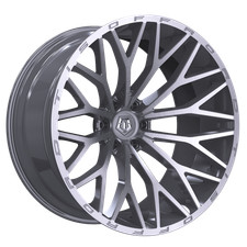 1 TIS 20x9 6X135 +0 566BSM Brushed Silver & Milled Wheel Rim picture
