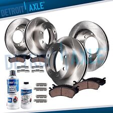 Front and Rear Disc Rotors + Brake Pads for 2001 2002 Dodge RAM 2500 RAM 3500 picture