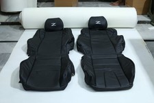 FIT FOR NISSAN 350Z  2003-2008 BLACK SYNTHETIC SPORTS LEATHER SEATCOVERS  picture