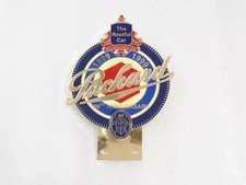 BRASS GOLDEN DECAL BADGE EMBLEM VINTAGE PACKARD 100TH ANNIVERSARY CAR GRILL |Fit picture