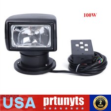 New 100W 360° Rotating Remote Control Searchlight Spotlight for Boat Car Offroad picture