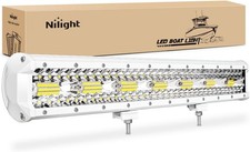 Nilight 20 Inch LED Light Bar Triple Row 420W Flood Spot Combo Off Road 8 kinds picture