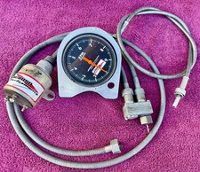 MOROSO MECHANICAL 10K TACHOMETER, SPLITTER CABLE DRIVE REV LIMITER JONES MOTROLA picture