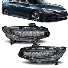 Factory Headlamps LED Headlights For Honda Civic 2016-2021 LED DRL Left+Right picture