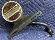 LQQK Early Vintage NASH TAIL LIGHT with Mount & Plate Bracket Auto Lamp Old Car picture