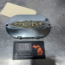 91-06? Harley Touring Softail Dyna OEM Flames Flame Transmission End Cover picture