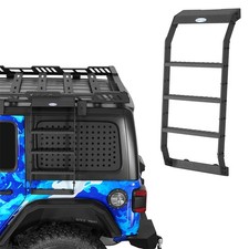 Rear Window Ladder Side Mount Ladder Fit 2007-2026 Jeep Wrangler JK JL Hardtops picture