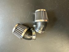 Honda CB175 / CL175 / CB200 Angled Boot Pod Air Filters Common Motor Collective picture