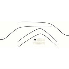 OER K653 69 Camaro Vinyl Top Molding Set, 4 Piece Set w/Hardware picture