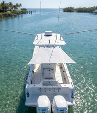 Dev Fishing UBS 100 Bow /Stern / Side Canopy Boat 18-25FT Pole Sun Shade WHITE picture