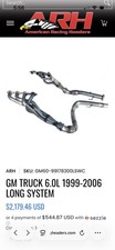 American Racing Long Tube Headers GM 6.0L 1999–2006 Truck 1-7/8” x 3” WITH CATS picture