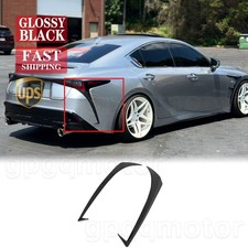 For Lexus IS300 IS350 F-Sport 2021-26 Gloss Black Rear Spoiler Canards Splitters picture