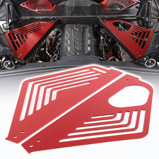 2020-2023 Chevrolet Corvette C8 Alum Alloy Rear Engine Covers Guard Protector picture