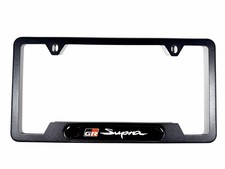 New Matte Black License Plate Frame Stainless Steel GrSupra Gr Supra picture