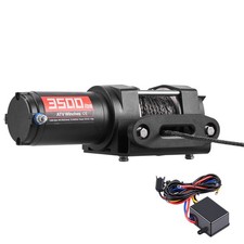 Uimoso 3500 lbs Electric Winch for ATV/UTV with 12V Synthetic Rope and Control picture