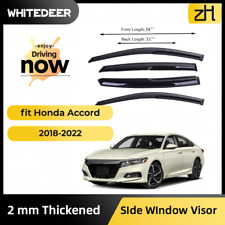 Fits for Honda Accord 2018-2022 Side Window Visor Sun Rain Deflector Guard picture