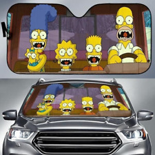 The Simpsons Funny Driving Auto Sun Shade picture