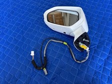2021-2023 Toyota Mirai Left Driver Front Door Mirror W/ Camera  White Used picture