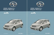 2006 Scion xA Factory Shop Service Manual picture