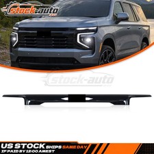 For 2025-2026 Chevy Tahoe/Suburban Glossy Black Front Bumper Grille Molding Trim picture