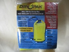 Kwik Tek Dry Pak Roll Top Dry Storage Bag Yellow 9.5