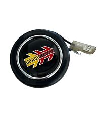 MOMO CORSE COMPETITION YELLOW RED UNIVERSAL STEERING WHEEL HORN BUTTON picture