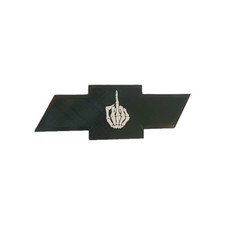 1975-79Chevy Truck Grille Emblem | Skull finger Badge | C10 K10 C/K | PETG picture