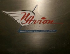 Navion aircraft airplane Vintage style decal, reproduced from original 5
