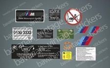 STICKERS DECALS SET RESTORATION FOR BMW Z3 M E36/7 Roadster E36/8 Coupé picture