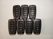 LOT OF 7 OEM HYUNDAI FLIP KEY FOB REMOTES  NYOSYEC4TX1707 4 BUTTONS picture